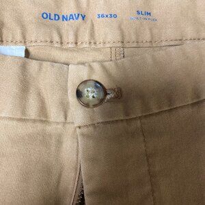 Old Navy Mens Khaki Pants 36x30 New with tags